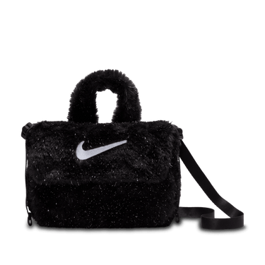 NIKE BIG KIDS' FAUX FUR CROSSBODY BAG (1L)