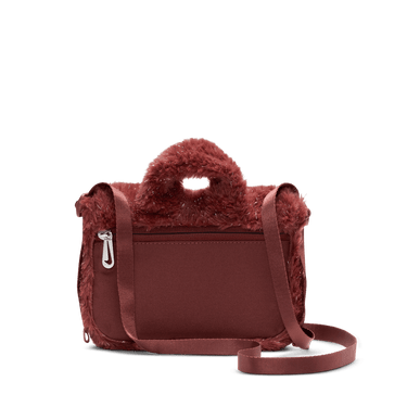 NIKE BIG KIDS' FAUX FUR CROSSBODY BAG (1L)