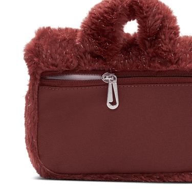 NIKE BIG KIDS' FAUX FUR CROSSBODY BAG (1L)