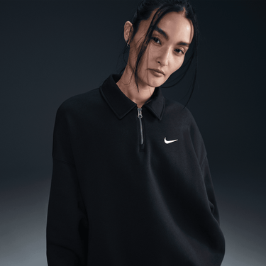 NIKE SPORTSWEAR PHOENIX FLEECE WOMEN'S OVERSIZED 1/4-ZIP POLO