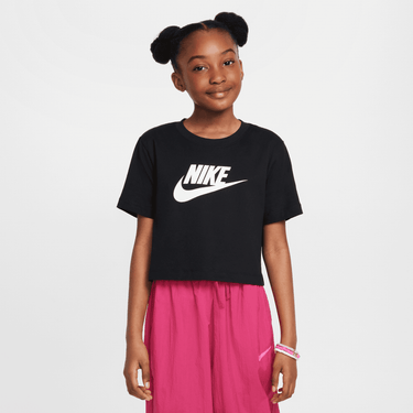 NIKE SPORTSWEAR BIG KIDS' (GIRLS') CROPPED T-SHIRT