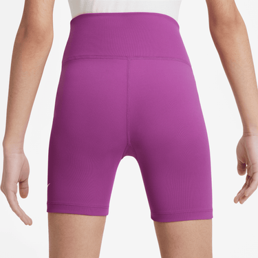 NIKE ONE BIG KIDS' (GIRLS') DRI-FIT 5" BIKER SHORTS