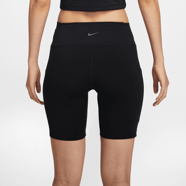 NIKE ONE WOMEN'S HIGH-WAISTED 8" BIKER SHORTS WITH POCKETS