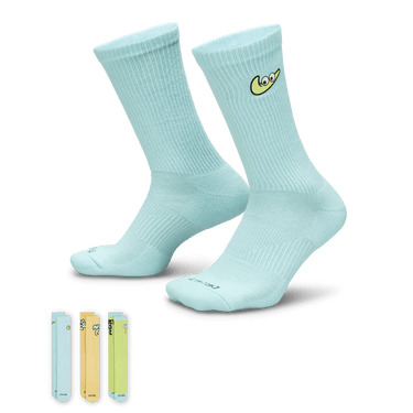 NIKE EVERYDAY PLUS CUSHIONED CREW SOCKS (3 PRS)