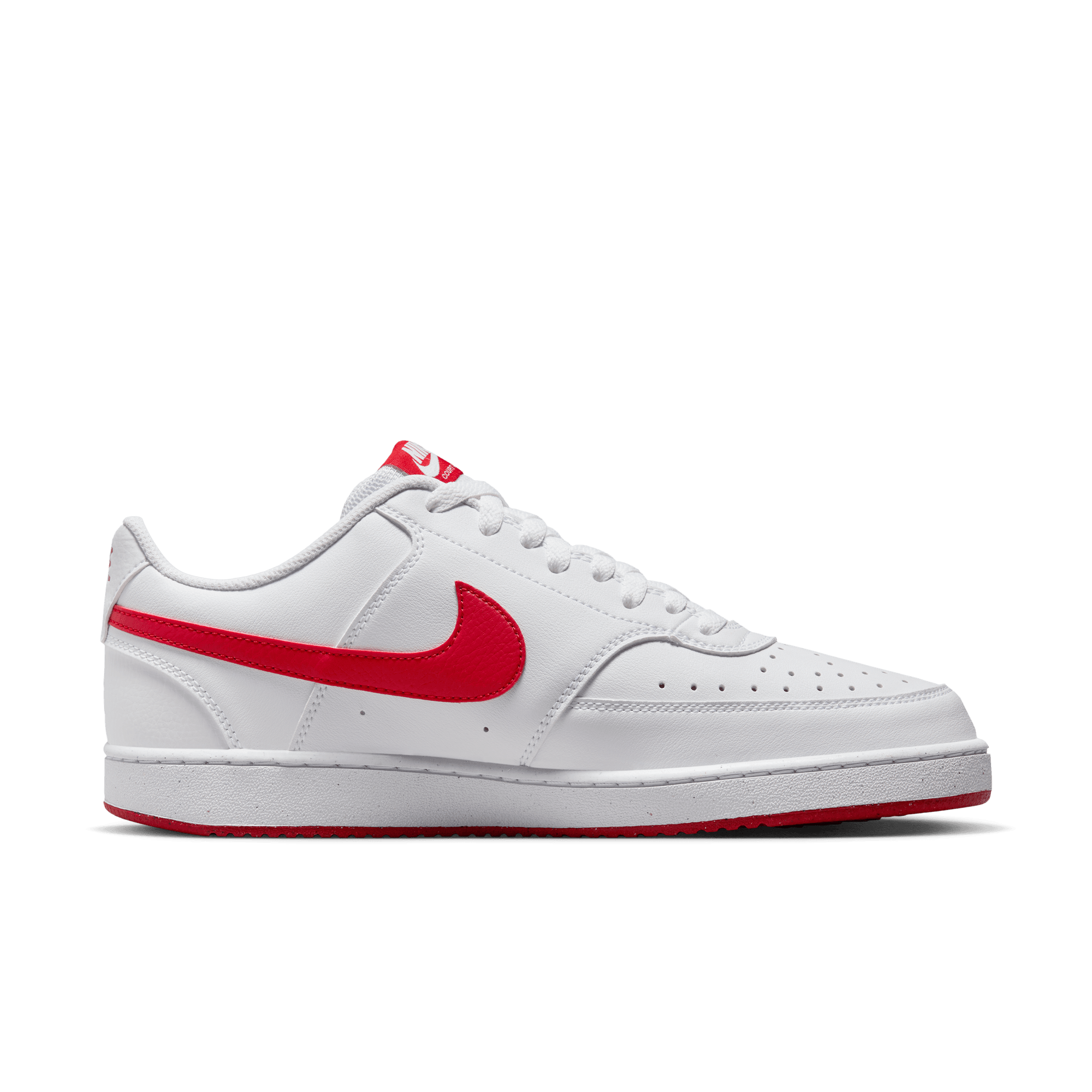 NIKE COURT VISION LOW NEXT NATURE MEN'S SHOES WHITE/UNIVERSITY RED ...