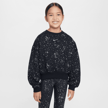 NIKE SPORTSWEAR CLUB FLEECE BIG KIDS' (GIRLS') CREW-NECK SWEATSHIRT