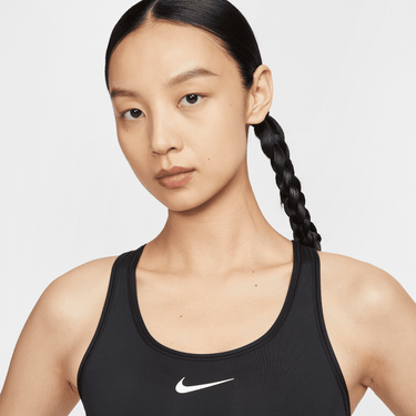 NIKE SWOOSH POCKET WOMEN'S MEDIUM-SUPPORT PADDED LONGLINE SPORTS BRA