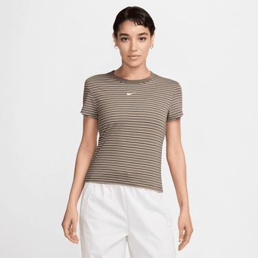 NIKE SPORTSWEAR CHILL KNIT WOMEN'S SLIM STRIPED T-SHIRT