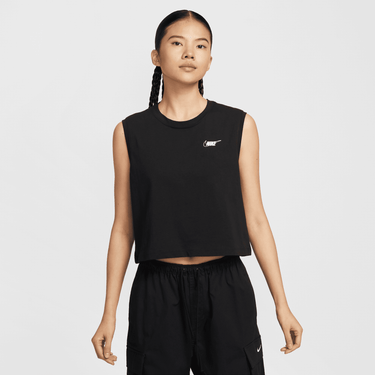 NIKE SPORTSWEAR CLUB WOMEN'S SLEEVELESS CROPPED TEE