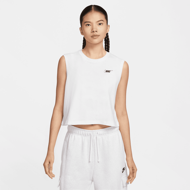 NIKE SPORTSWEAR CLUB WOMEN'S SLEEVELESS CROPPED TEE