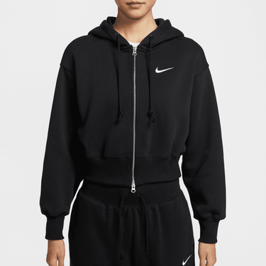 NIKE SPORTSWEAR PHOENIX FLEECE WOMEN'S LOOSE CROPPED FULL-ZIP HOODIE