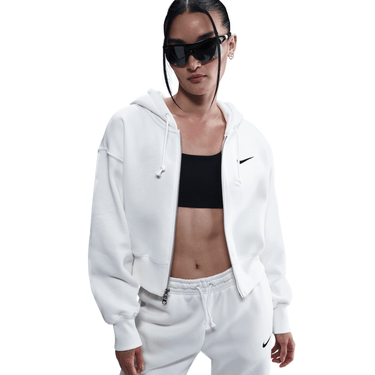 NIKE SPORTSWEAR PHOENIX FLEECE WOMEN'S LOOSE CROPPED FULL-ZIP HOODIE