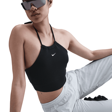 NIKE SPORTSWEAR CHILL TERRY WOMEN'S SLIM CROPPED FRENCH TERRY HALTER TOP