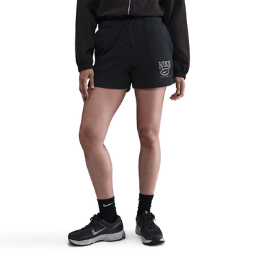 NIKE SPORTSWEAR CLUB FLEECE WOMEN'S MID-RISE 4" GRAPHIC SHORTS