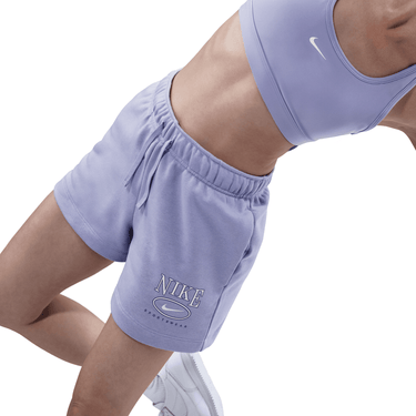 NIKE SPORTSWEAR CLUB FLEECE WOMEN'S MID-RISE 4" GRAPHIC SHORTS