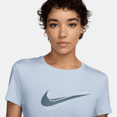NIKE ONE SWOOSH WOMEN'S DRI-FIT SHORT-SLEEVE RUNNING TOP
