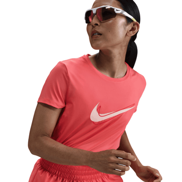 NIKE ONE SWOOSH WOMEN'S DRI-FIT SHORT-SLEEVE RUNNING TOP