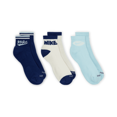 NIKE EVERYDAY PLUS ANKLE SOCKS (3 PAIRS)