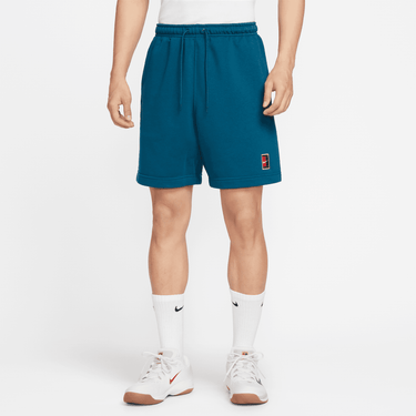 NIKECOURT HERITAGE MEN'S DRI-FIT FLEECE TENNIS SHORTS