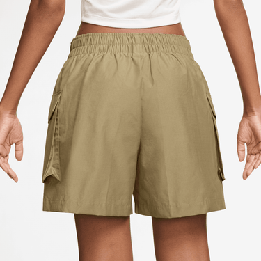 NIKE SPORTSWEAR ESSENTIAL WOVEN WOMEN'S HIGH-WAISTED 5" CARGO SHORTS