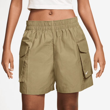 NIKE SPORTSWEAR ESSENTIAL WOVEN WOMEN'S HIGH-WAISTED 5" CARGO SHORTS