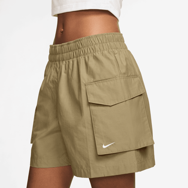 NIKE SPORTSWEAR ESSENTIAL WOVEN WOMEN'S HIGH-WAISTED 5" CARGO SHORTS