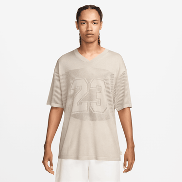 AIR JORDAN MEN'S KNIT JERSEY TOP