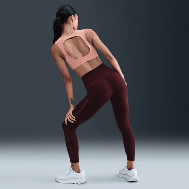 NIKE ZENVY WOMEN'S LIGHT-SUPPORT LIGHTLY LINED SPORTS BRA