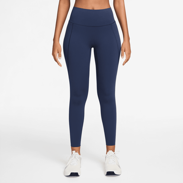 NIKE UNIVERSA WOMEN'S MEDIUM-SUPPORT HIGH-WAISTED 7/8 LEGGINGS WITH POCKETS