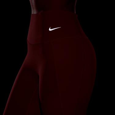 NIKE UNIVERSA WOMEN'S MEDIUM-SUPPORT HIGH-WAISTED 7/8 LEGGINGS WITH POCKETS