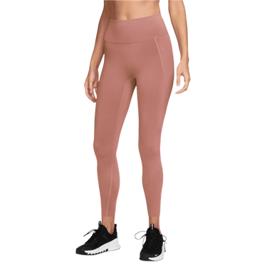 NIKE UNIVERSA WOMEN'S MEDIUM-SUPPORT HIGH-WAISTED 7/8 LEGGINGS WITH POCKETS