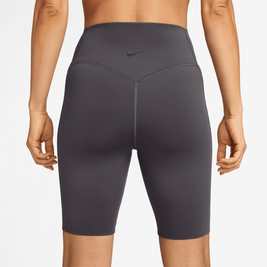 NIKE UNIVERSA WOMEN'S MEDIUM-SUPPORT HIGH-WAISTED 8" BIKER SHORTS WITH POCKETS