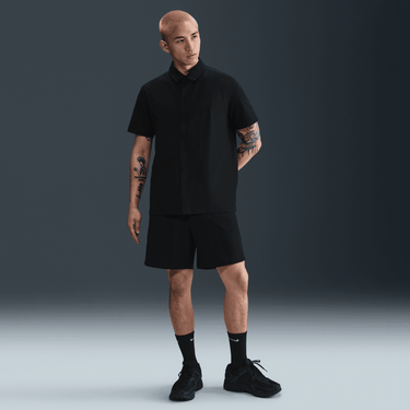NIKE 24.7 PERFECTSTRETCH MEN'S DRI-FIT SHORT-SLEEVE BUTTON-DOWN TOP