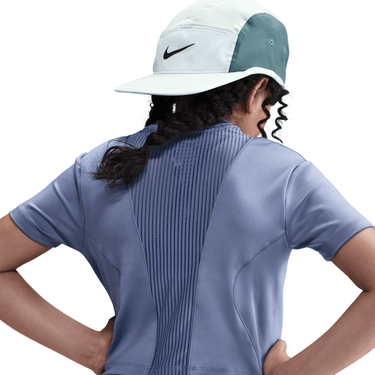 NIKE PRO GIRLS' DRI-FIT SHORT-SLEEVE TOP