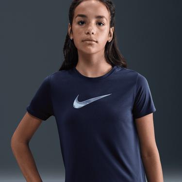 NIKE ONE CLASSIC GIRLS' SHORT-SLEEVE TOP