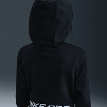NIKE PRO FLEECE BIG KIDS' (GIRLS') DRI-FIT FULL-ZIP HOODIE