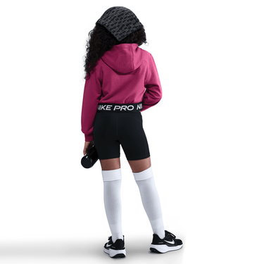 NIKE PRO FLEECE BIG KIDS' (GIRLS') DRI-FIT FULL-ZIP HOODIE