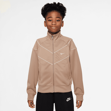NIKE SPORTSWEAR BIG KIDS' (GIRLS') KNIT TRACK JACKE T