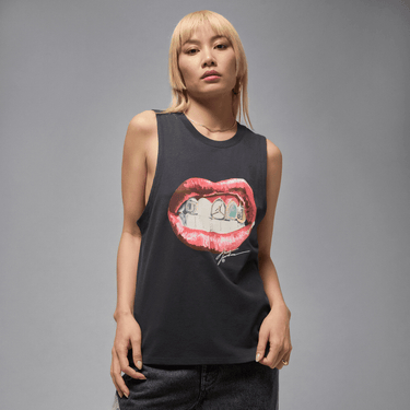 JORDAN FLIGHT WOMEN'S SLEEVELESS GRAPHIC T-SHIRT