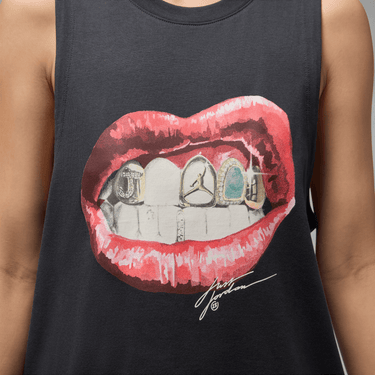 JORDAN FLIGHT WOMEN'S SLEEVELESS GRAPHIC T-SHIRT