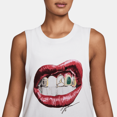 JORDAN FLIGHT WOMEN'S SLEEVELESS GRAPHIC T-SHIRT