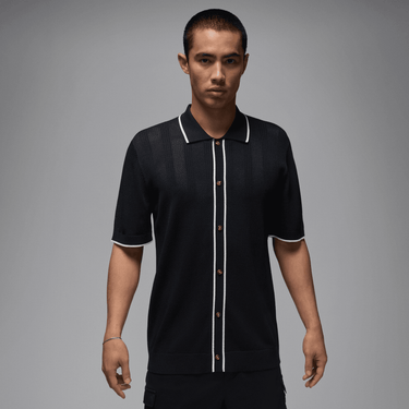 JORDAN SPORT MEN’S KNIT BUTTON-DOWN GOLF TOP