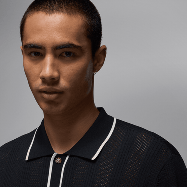 JORDAN SPORT MEN’S KNIT BUTTON-DOWN GOLF TOP