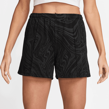 NIKE SPORTSWEAR CHILL TERRY WOMEN'S MID-RISE FRENCH PRINTED SHORTS