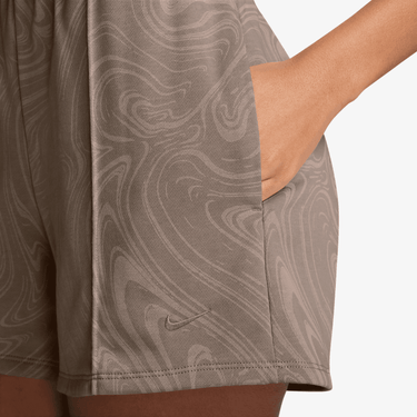 NIKE SPORTSWEAR CHILL TERRY WOMEN'S MID-RISE FRENCH PRINTED SHORTS