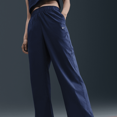NIKE SPORTSWEAR CHILL POPLIN WOMEN'S HIGH-WAISTED LOOSE OPEN-HEM PANTS