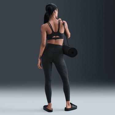 NIKE ZENVY WOMEN'S GENTLE-SUPPORT HIGH-WAISTED 7/8 PRINTED LEGGINGS