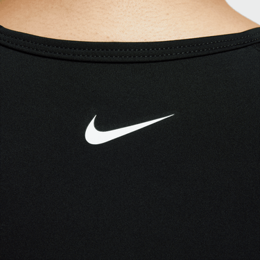 NIKE PRO WOMEN'S DRI-FIT SHORT-SLEEVE CROPPED GRAPHIC TOP