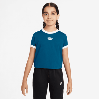 NIKE LFS BIG KIDS' (GIRLS') CROPPED T-SHIRT