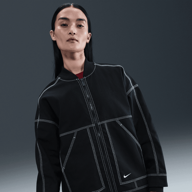 NIKE SPORTSWEAR WOMEN'S OVERSIZED GRAPHIC CARGO JACKET